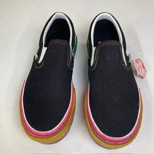 VANS Classic Slip-On Stacked‎ Platform Glitter  Women's Size 5.5 NEW VN0…